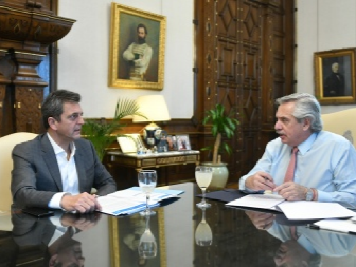 Alberto Fernández se reunió con Massa para evaluar las medidas y la "hoja de ruta"