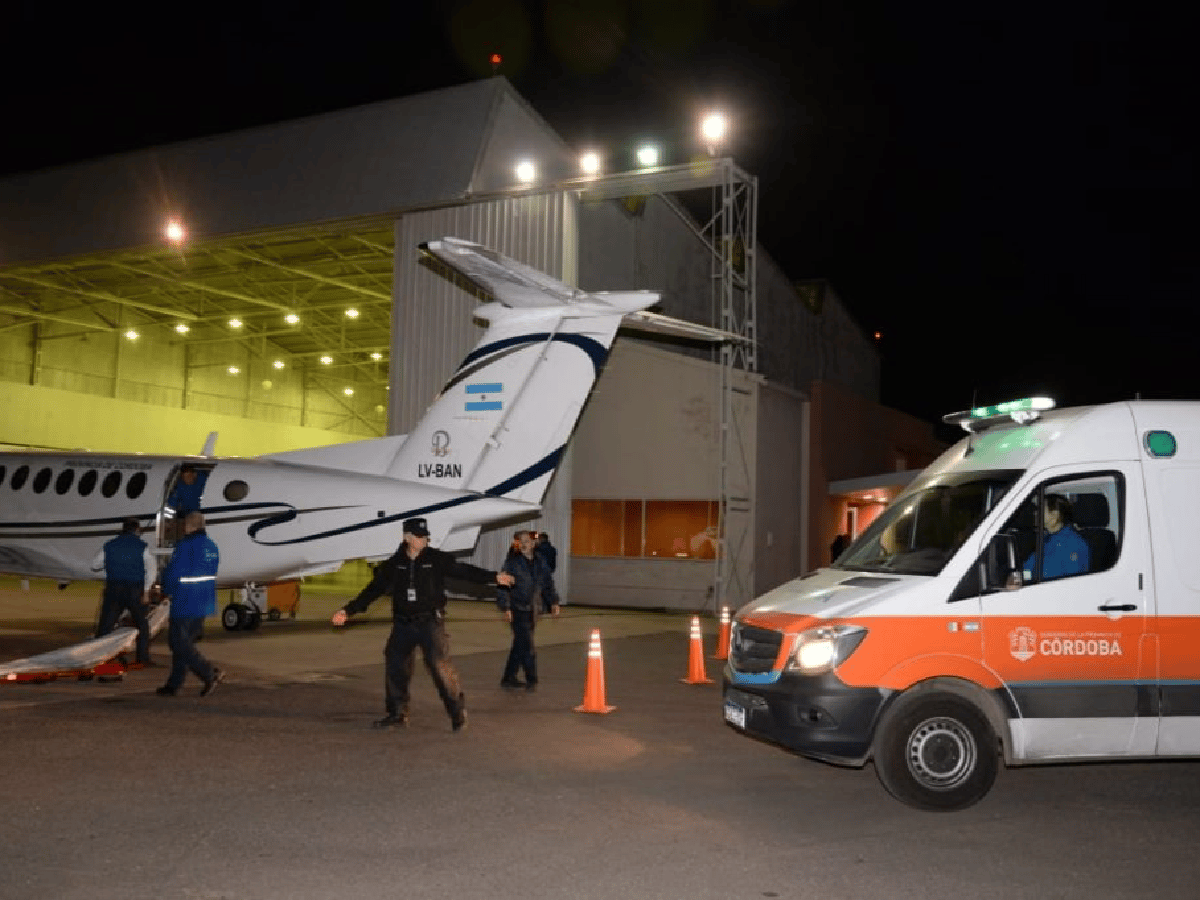 Mía será trasladada desde Perú a Córdoba en el avión sanitario