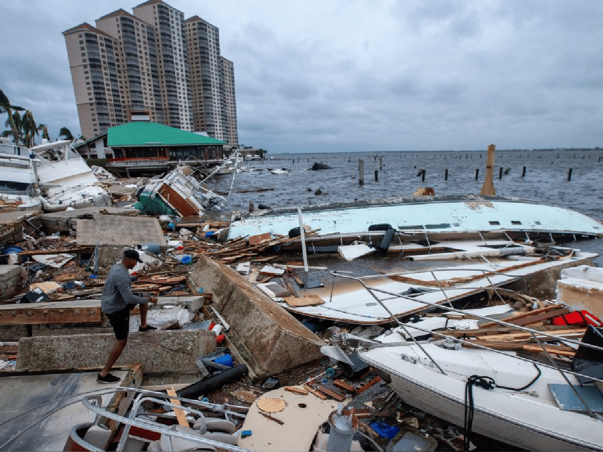 Biden declara el estado de desastre en Florida por el paso del huracán Ian