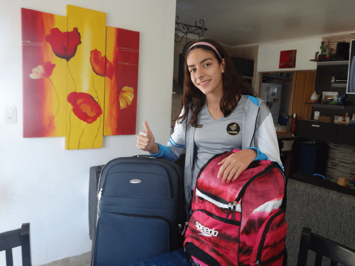 Malena ya llegó a Paraguay