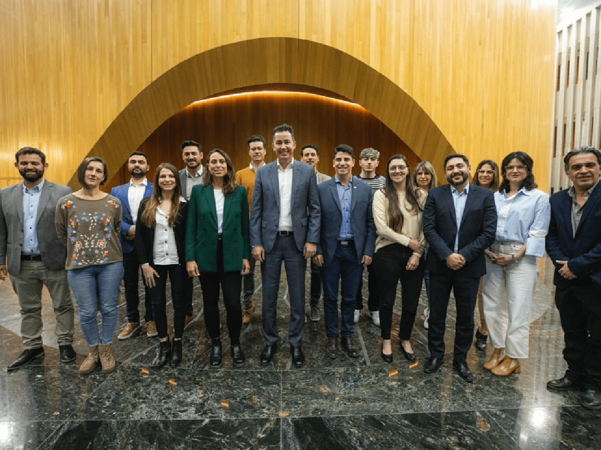 Manuel Calvo se reunió con la Mesa Córdoba Joven Productiva