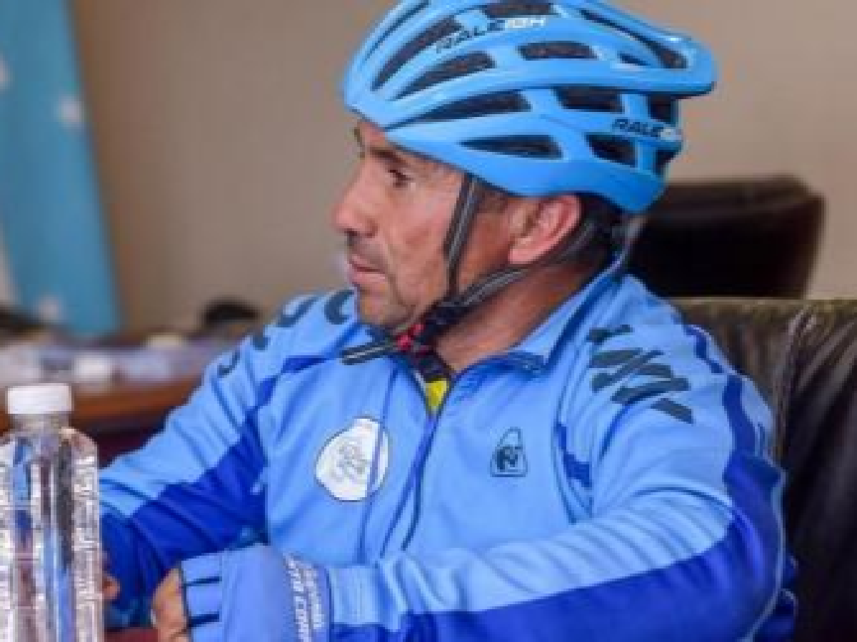 Un ciclista con la enfermedad de Parkinson unió La Quiaca con Ushuaia