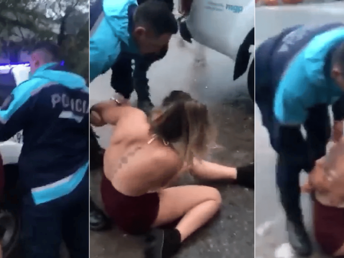 Video: brutal agresión policial a una joven a la salida de un boliche en Mar del Plata