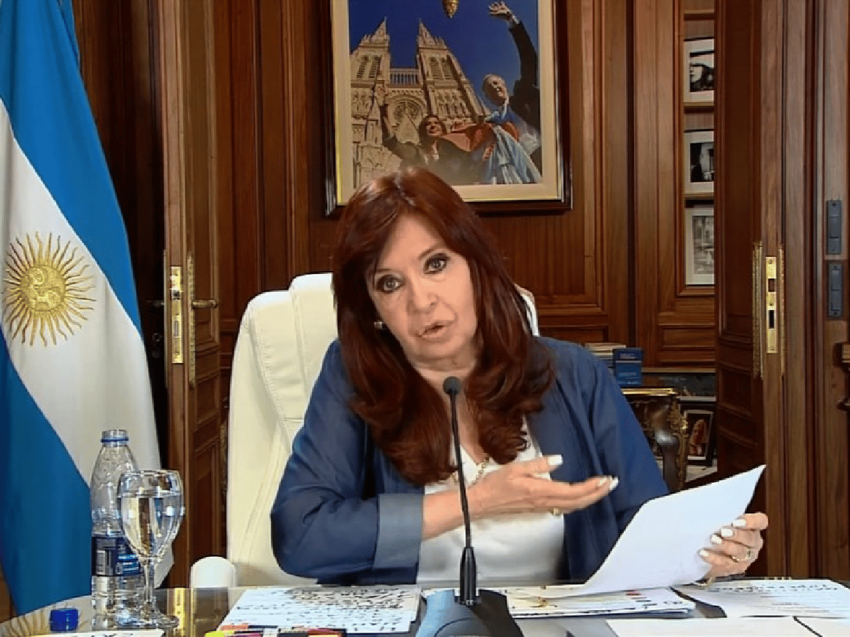 Cristina Kirchner dijo que en 2023 no será "candidata a nada" y admitió que podría quedar presa