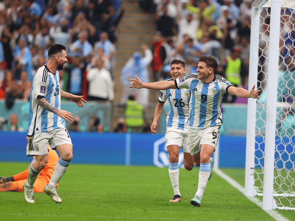 Argentina aplastó a Croacia y está en la final