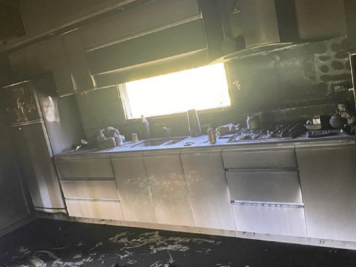 Incendio en Balnearia: todo inició con una cocina prendida