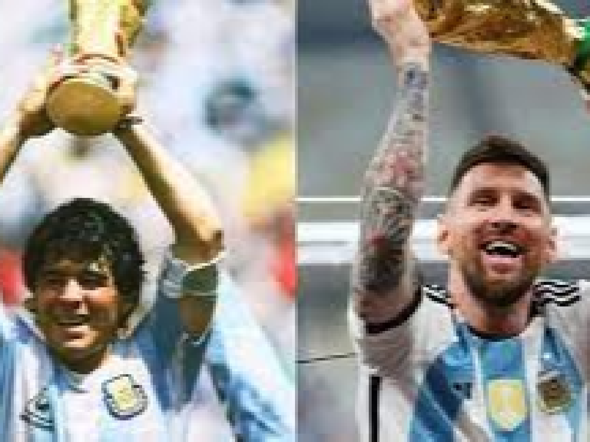 Messi: "Me hubiese gustado que Diego me entregue la Copa del Mundo"