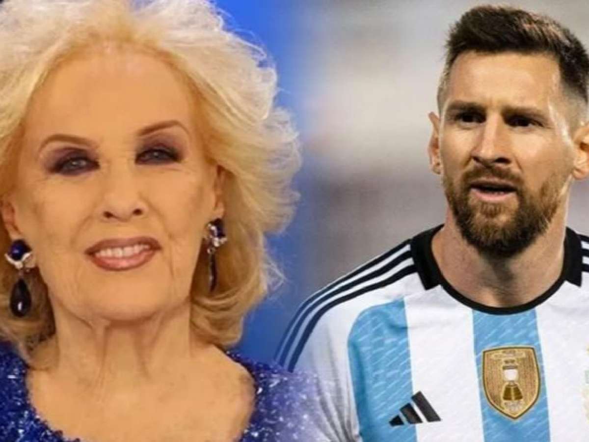 Mirtha Legrand reveló que Messi le regaló su camiseta y le dará un fin solidario