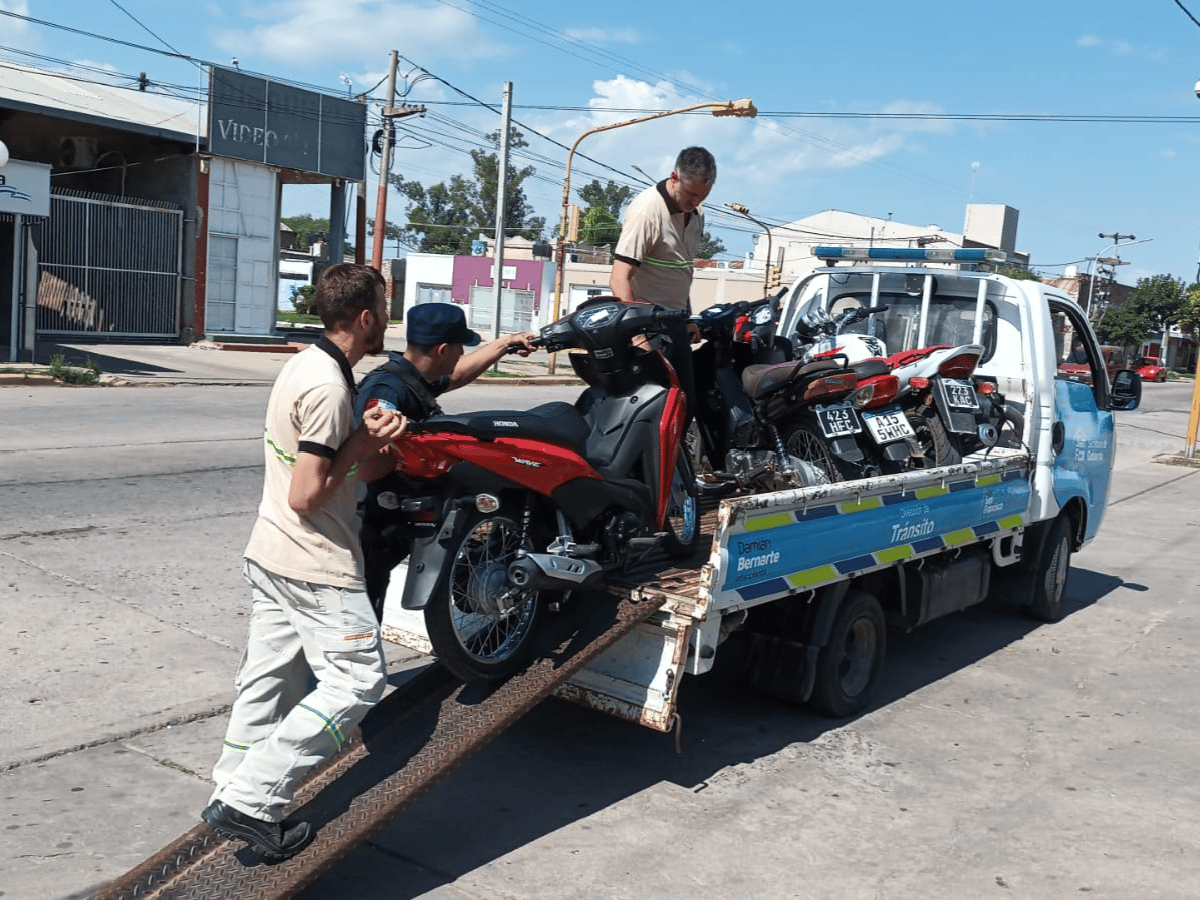 El control de las motos en la ciudad