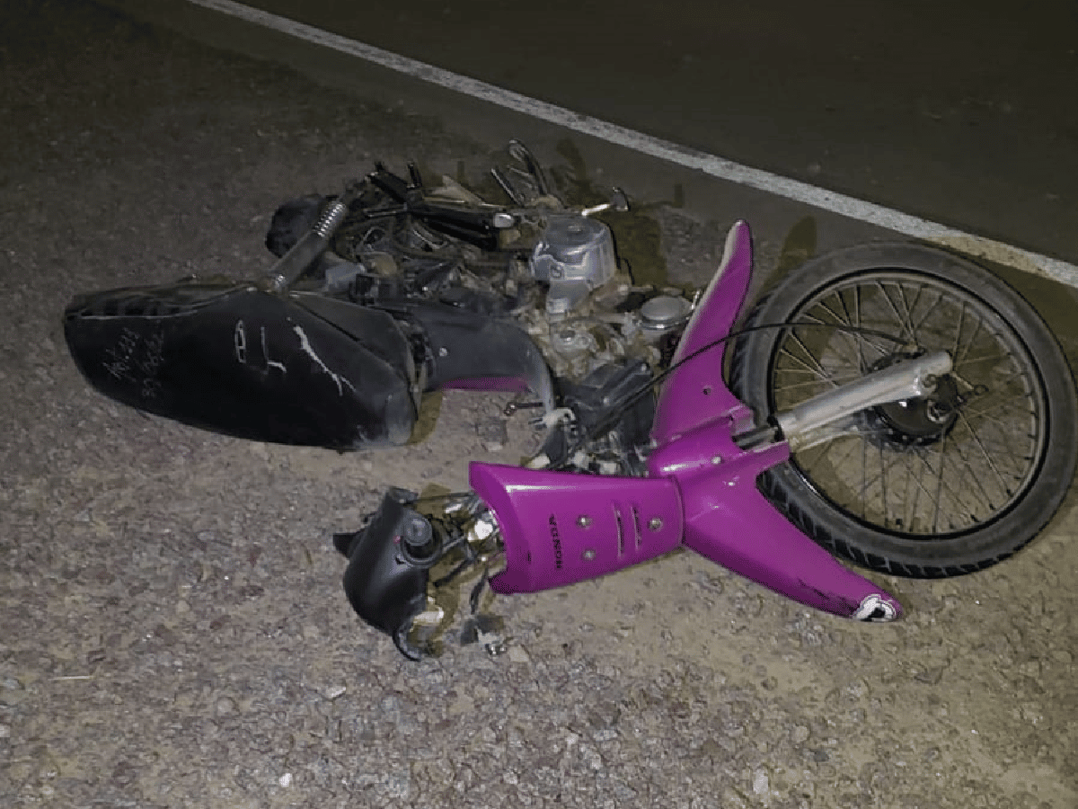 Miramar: una embarazada resultó herida en un accidente entre una moto y un auto