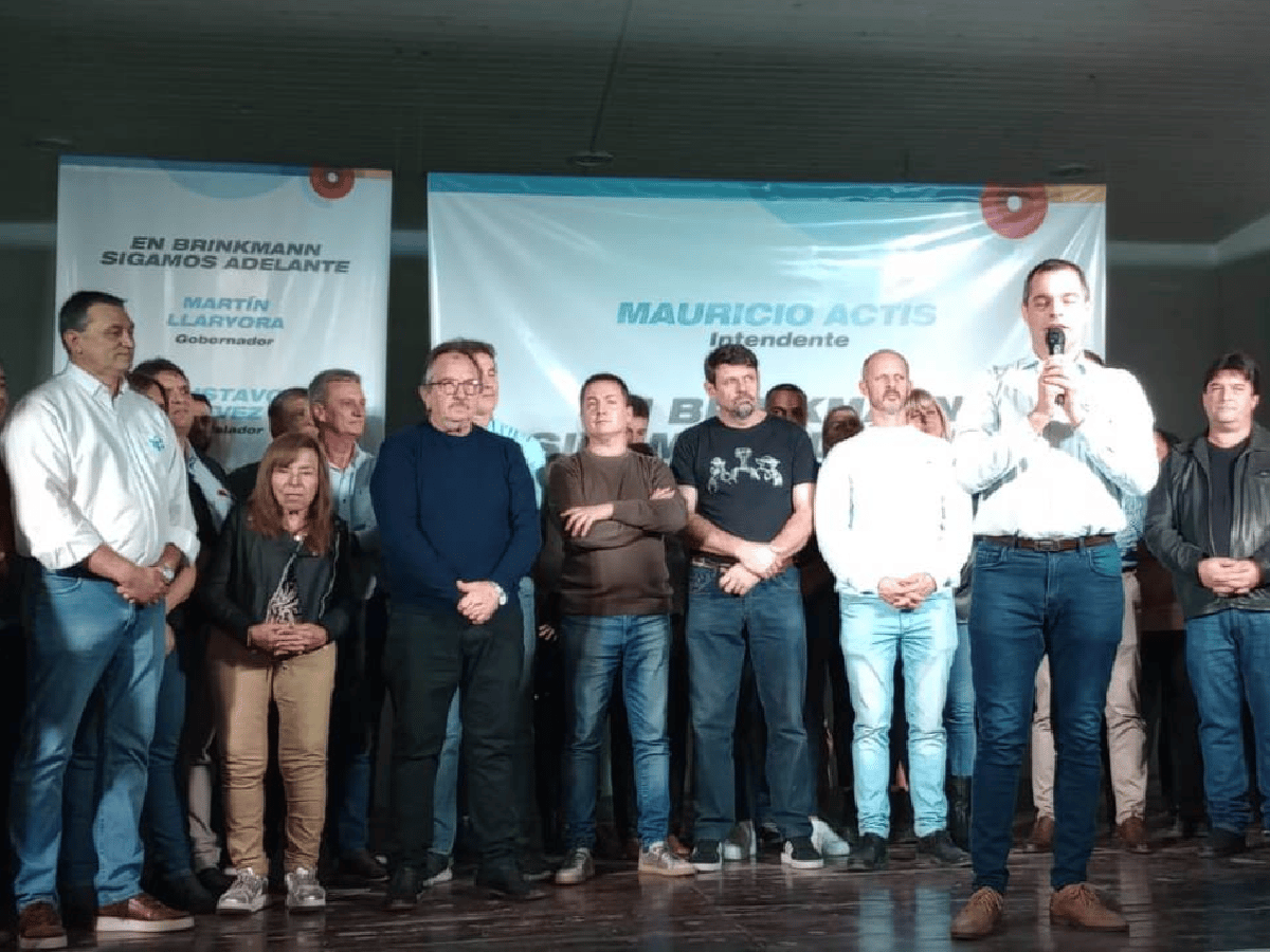 Brinkmann: Mauricio Actis lanzó su candidatura a intendente 