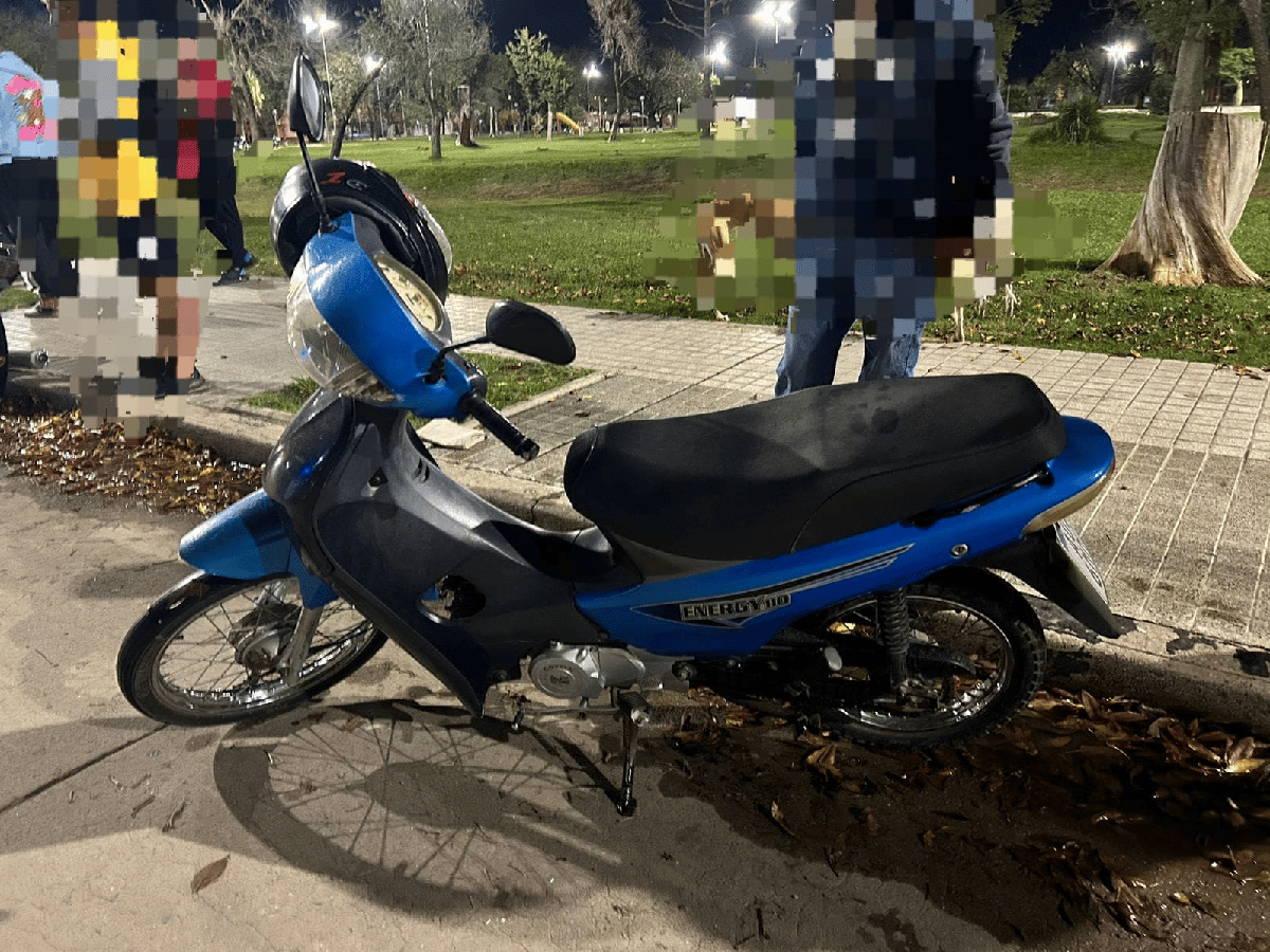 Accidente entre dos motos: un menor de edad con lesiones