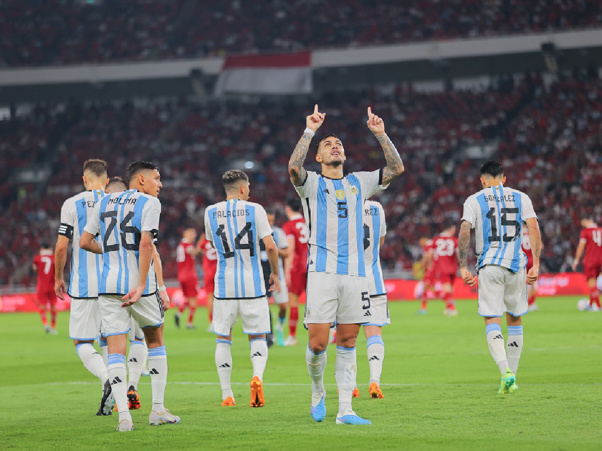 Argentina le ganó a Indonesia y cerró la gira por Asia