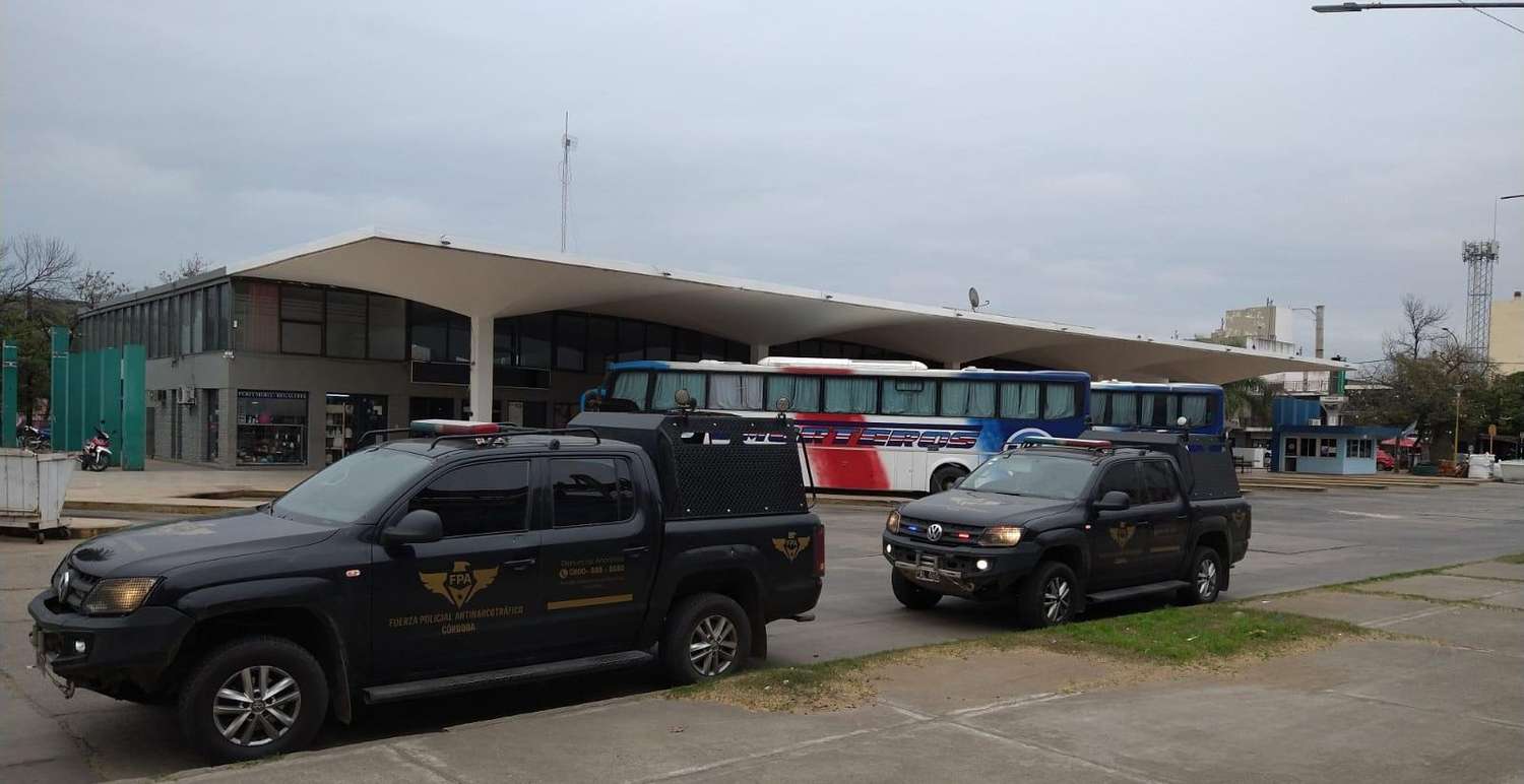 La FPA incautó marihuana en la Terminal de Ómnibu: un detenido