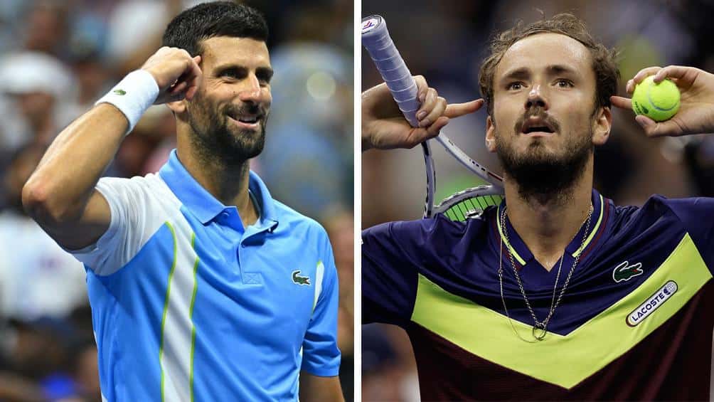 Djokovic buscará sumar otro Grand Slam a su colección ante Medvedev
