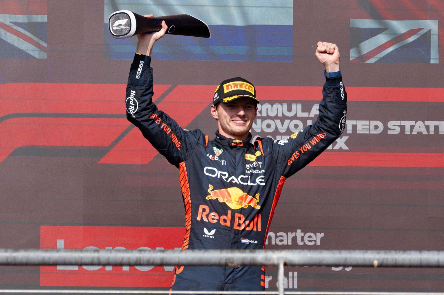 F1: Verstappen estrenó título con victoria en el GP de Estados Unidos