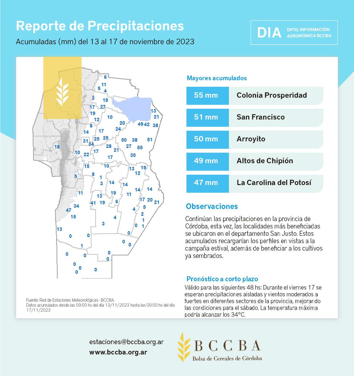 Infografia lluvias San Justo