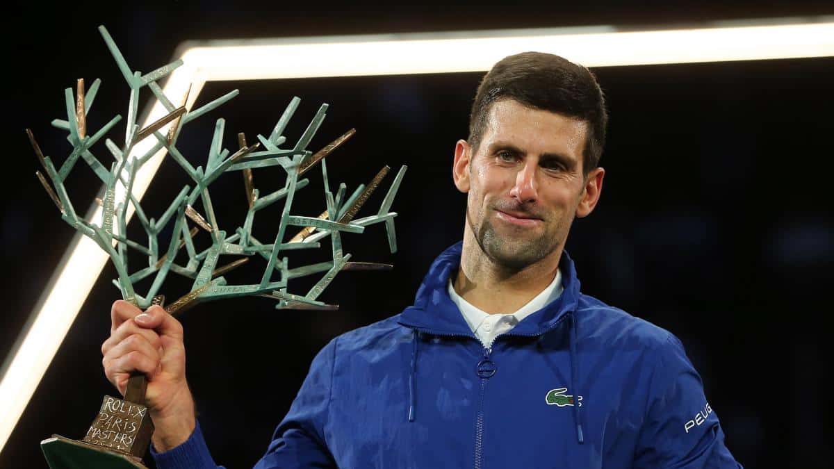 Novak Djokovic logró la séptima en el Masters 1000 de París-Bercy