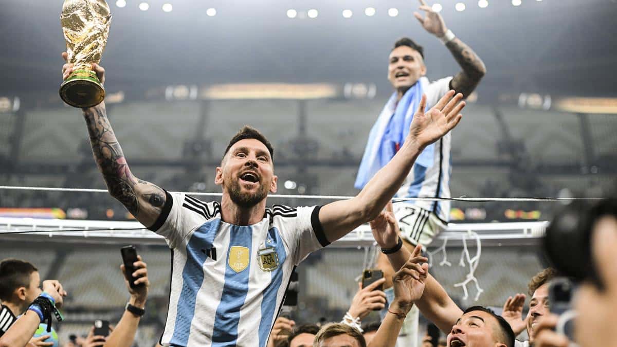 Lionel Messi y Belén Casetta compartieron el Olimpia de Oro