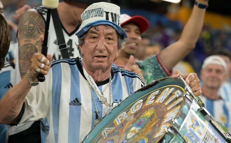 Murió "Tula", el hincha más famoso de la Selección argentina