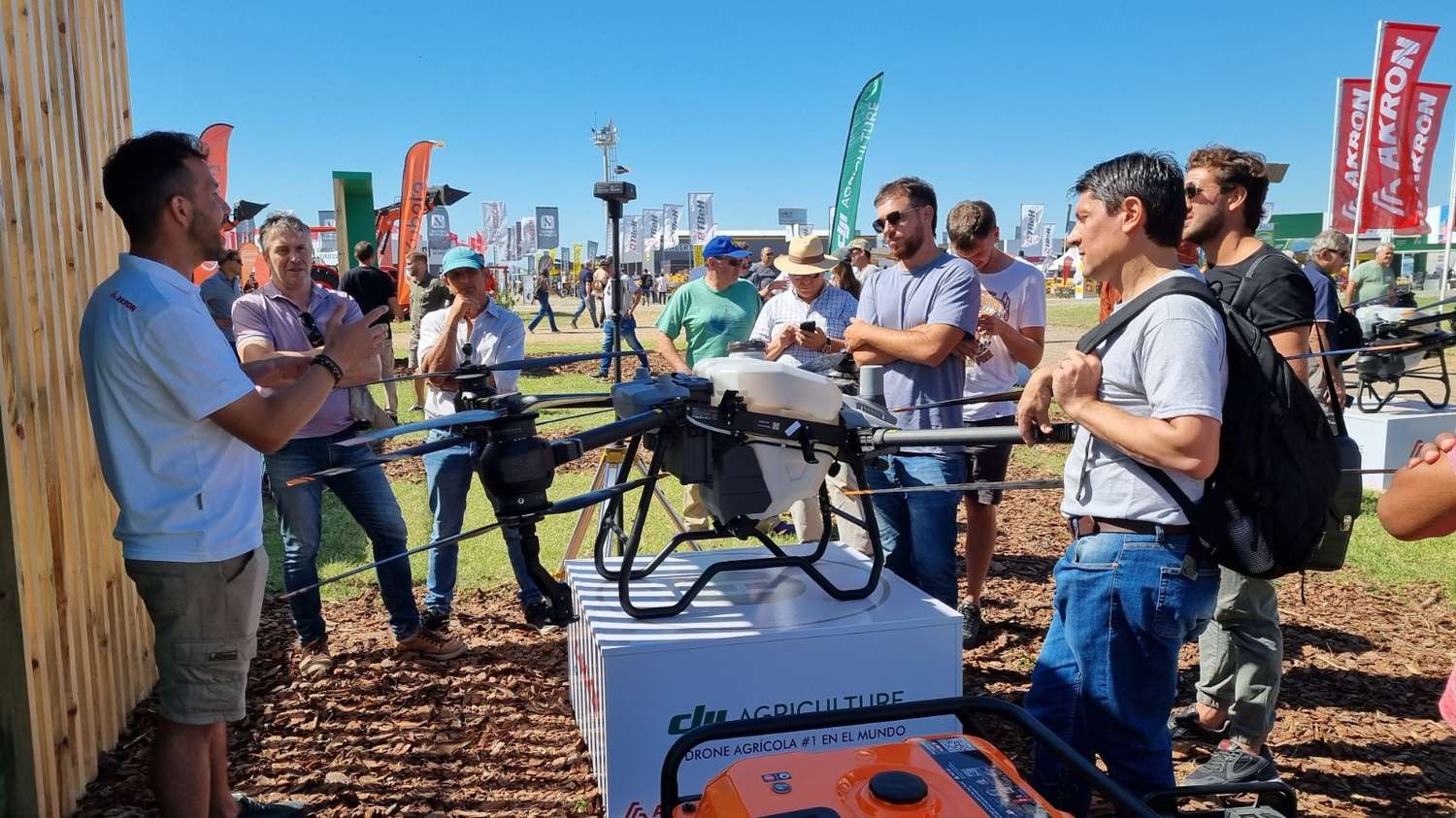 Drones de Akron en Expoagro