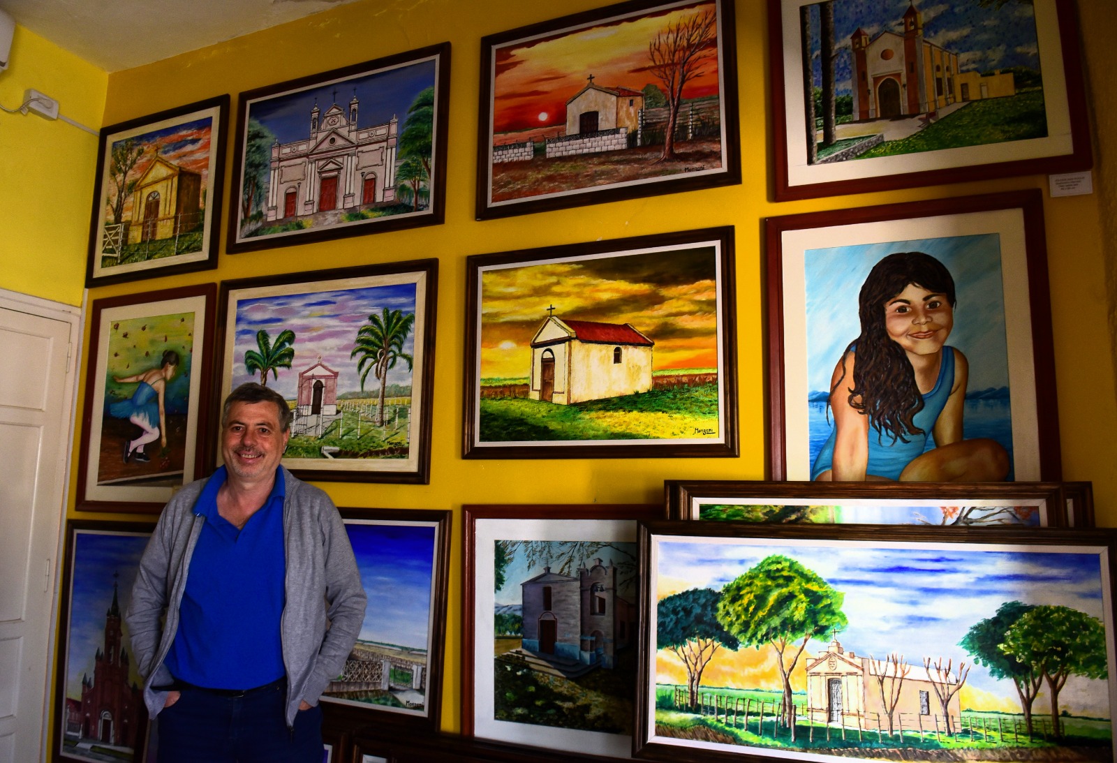 Pintó las capillas rurales y ahora armará una exposición a beneficio – La Voz de San Justo