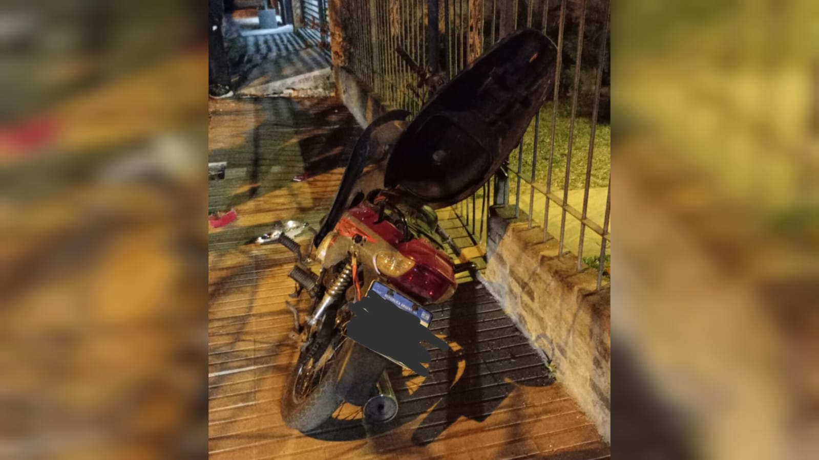 El accidente ocurrió en calle Gobernador San Martín de barrio La Florida