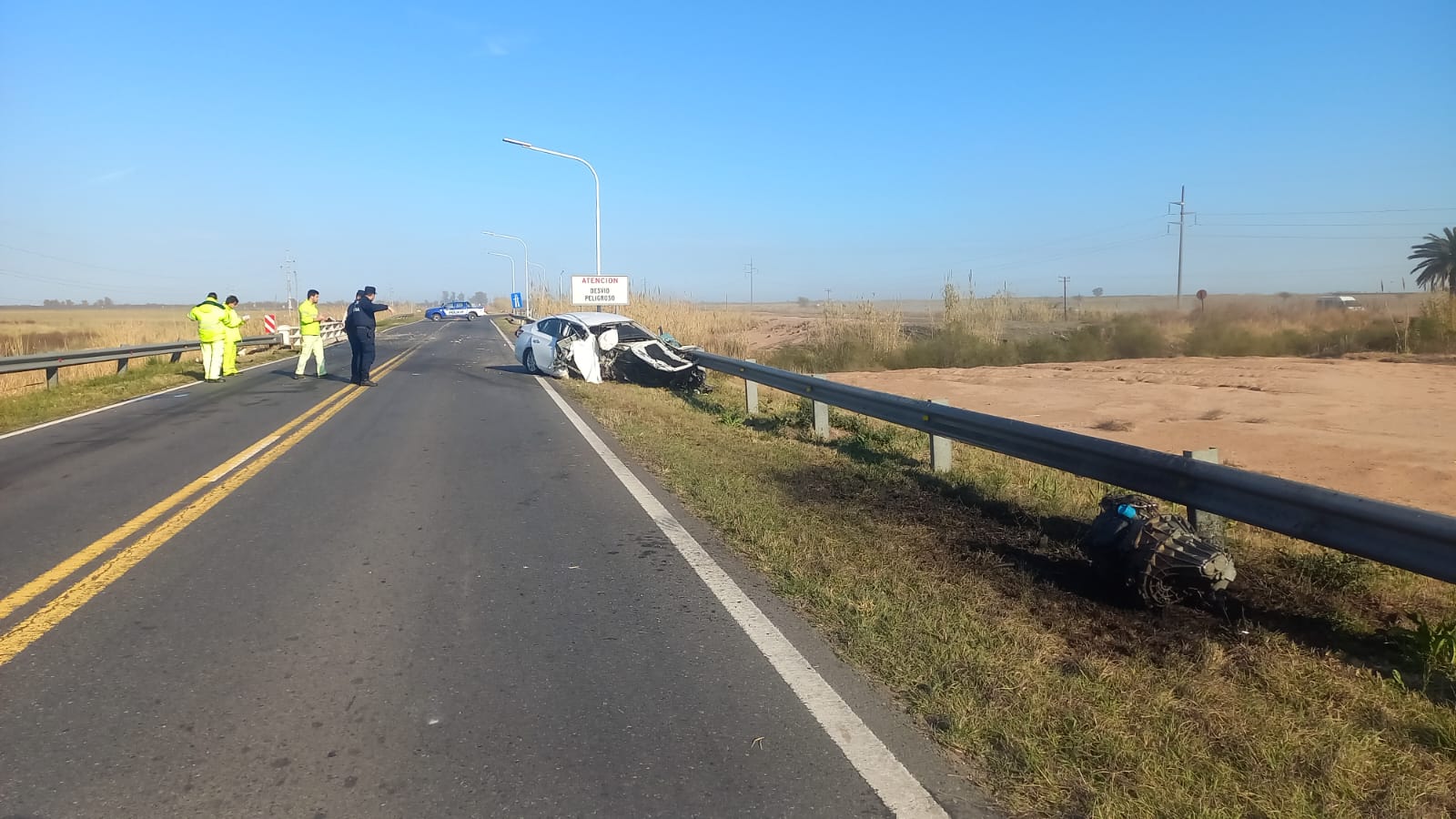 El accidente fatal ocurrió en cercanías de La Francia.