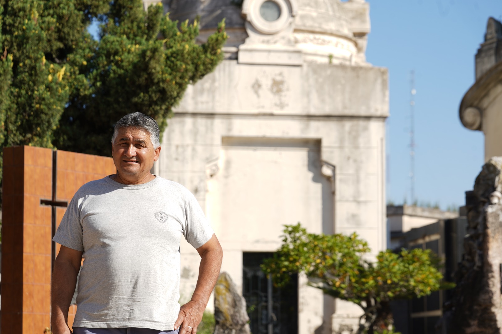 “Pancho” Defazio sepulturero