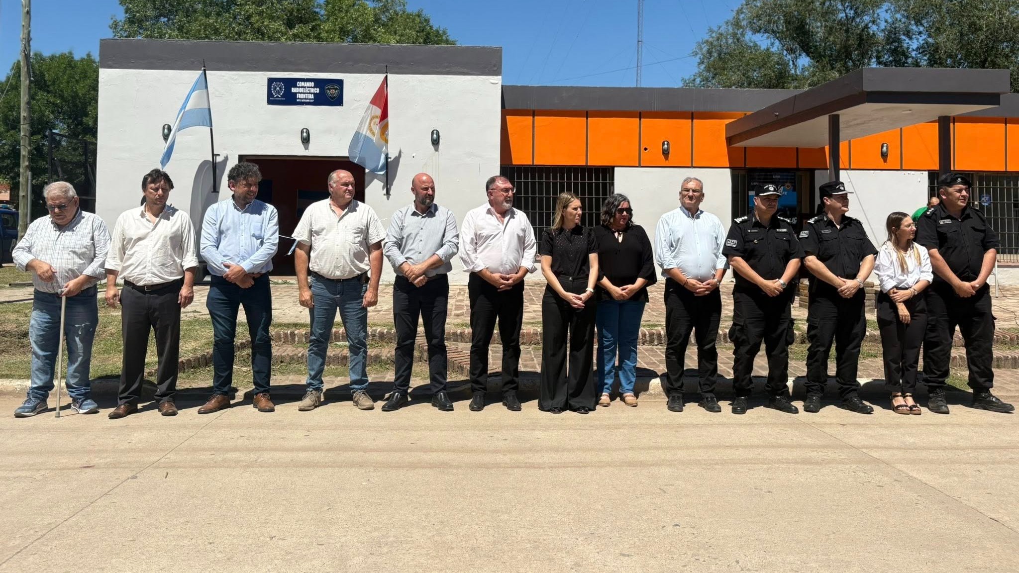 Inauguraron la nueva base del Comando Radioeléctrico en Frontera